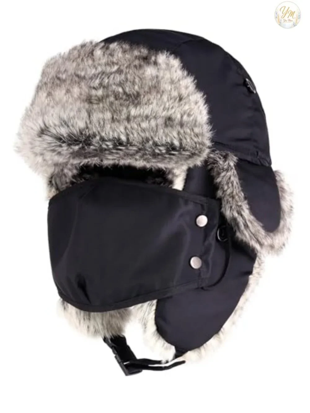 Unisex Winter Trapper Hat with Ear Flaps & Chin Strap | Waterproof Shell |